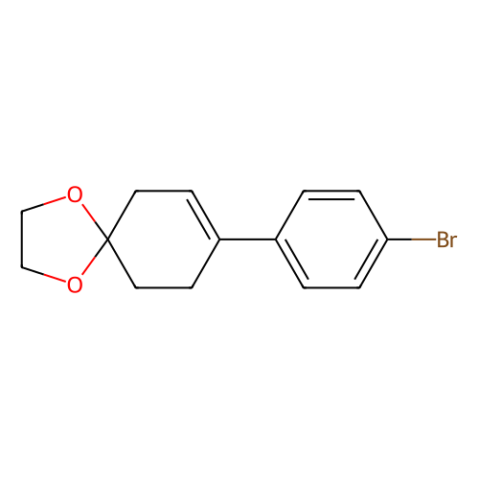 aladdin 阿拉丁 B344706 8-(4-溴苯基)-1,4-二氧杂螺[4.5]癸烷-7-烯 125962-60-9 98%