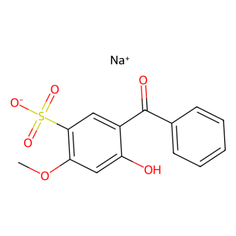 aladdin 阿拉丁 B304316 2-羟基-4-甲氧基二苯甲酮-5-磺酸钠 6628-37-1 95%