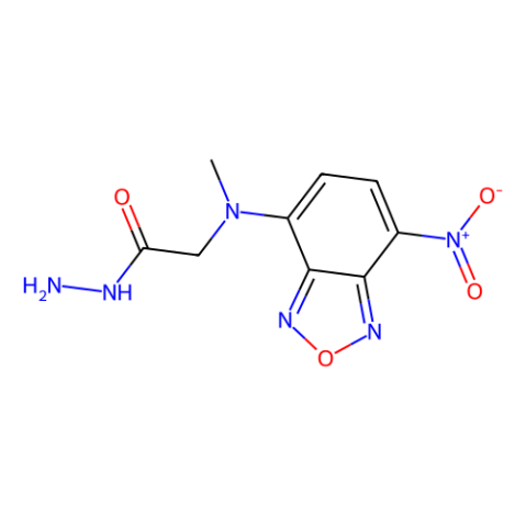 aladdin 阿拉丁 N159214 NBD-CO-Hz [=4-(N-肼羰甲基-N-甲氨基)-7-硝基-2,1,3-苯并恶二唑][用于高效液相色谱标记] 221263-97-4 >95.0%(HPLC)