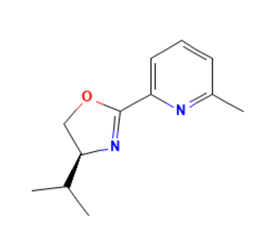 aladdin 阿拉丁 S587968 (S)-4-异丙基-2-(6-甲基吡啶-2-基)-4,5-二氢恶唑 199277-70-8 97% 98%ee