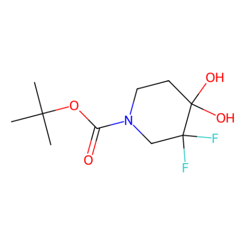 aladdin 阿拉丁 B179122 1-Boc-3,3-二氟-4,4-(二羟基)哌啶 1067914-83-3 95%