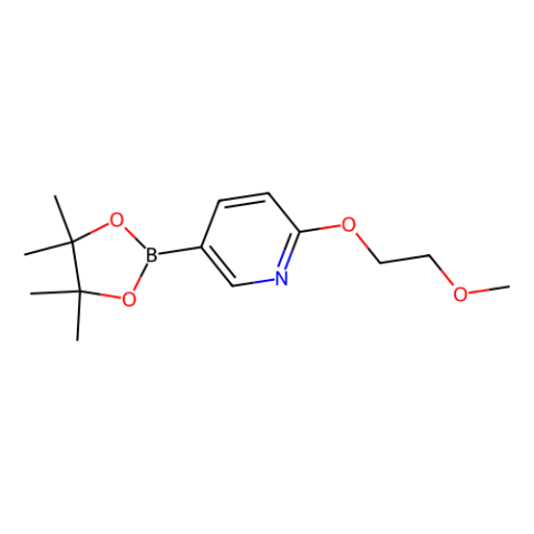 aladdin 阿拉丁 M586819 2-(2-甲氧基乙氧基)-5-(4,4,5,5-四甲基-1,3,2-二氧硼杂环戊烷-2-基)吡啶 1257553-79-9 98%