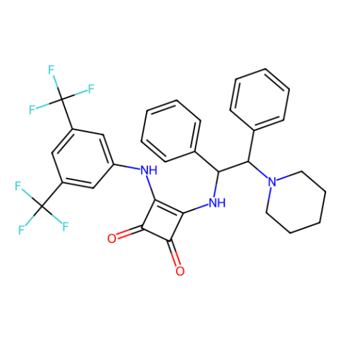 aladdin 阿拉丁 B281558 3-[[3,5-双(三氟甲基)苯基]氨基]-4-[[(1R,2R)-1,2-二苯基-2-(1-哌啶基)乙基]氨基]-3-环丁-1,2-二酮 1454257-32-9 98%,99% ee