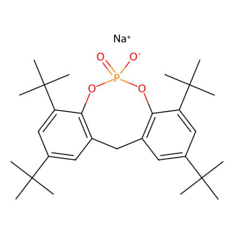 aladdin 阿拉丁 S404830 2,4,8,10-四叔丁基-12H-二苯并[d,g][1,3,2]二氧磷杂环辛磷酸钠-6-酸钠6-氧化物 85209-91-2 98%