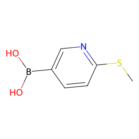 aladdin 阿拉丁 M169548 6-(甲硫基)吡啶-3-硼酸(含不定量的酸酐) 321438-86-2 95%