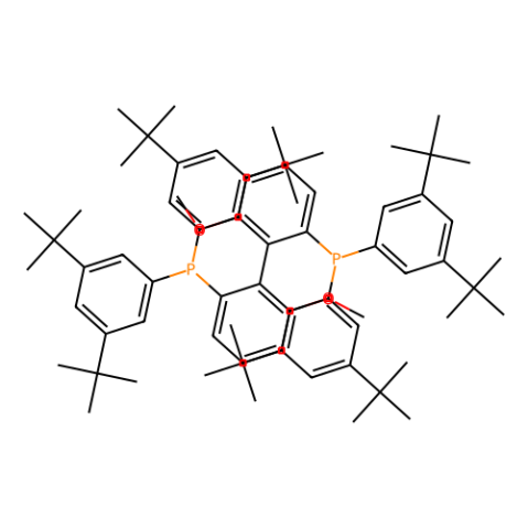 aladdin 阿拉丁 R281806 (R)-(6,6′-二甲氧基联苯-2,2′-二基)二[双(3,5-二-叔丁基苯基)膦] 192138-05-9 97%