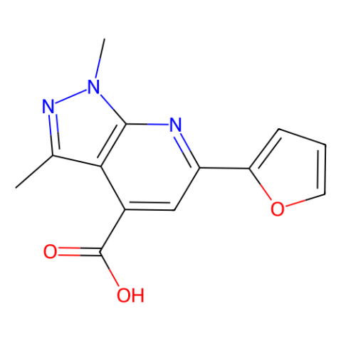 aladdin 阿拉丁 F354859 6-（2-呋喃基）-1,3-二甲基-1H-吡唑并[3,4-b]吡啶-4-羧酸 893645-73-3 95%