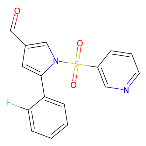 aladdin 阿拉丁 H419432 5-(2-氟苯基)-1-[(吡啶-3-基)磺酰基]-1H-吡咯-3-甲醛 881677-11-8 98%