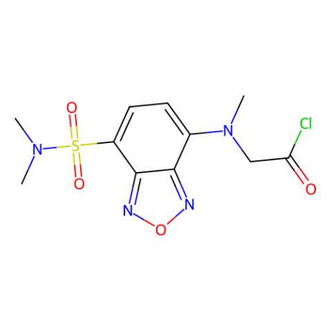 aladdin 阿拉丁 D155215 DBD-COCl [=4-(N,N-二甲基氨磺酰)-7-(N-氯甲酰甲基-N-甲氨基)-2,1,3-苯并恶二唑][HPLC标记用] 156153-43-4 >93.0%(T)