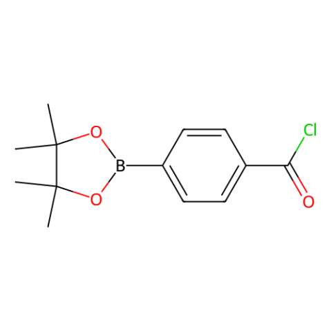 aladdin 阿拉丁 T588945 4-(4,4,5,5-四甲基-1,3,2-二氧硼杂环戊烷-2-基)苯甲酰氯 380499-68-3 95%