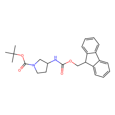 aladdin 阿拉丁 I169828 (R)-(-)-N-Boc-3-N-Fmoc-氨基吡咯烷 352530-40-6 97%