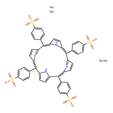 aladdin 阿拉丁 T303624 内消旋-四(4-磺酰苯基)卟吩四钠盐 水合物 39050-26-5 ≥95%