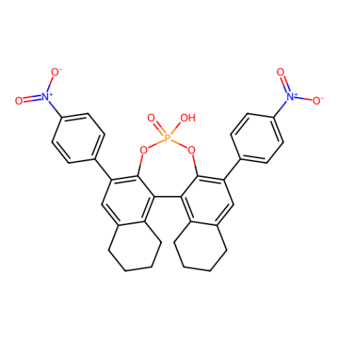 aladdin 阿拉丁 B281875 (R)-3,3'-双(4-硝基苯基)-5,5',6,6',7,7',8,8'-八氢-1,1'-联萘酚磷酸酯 791616-68-7 98%