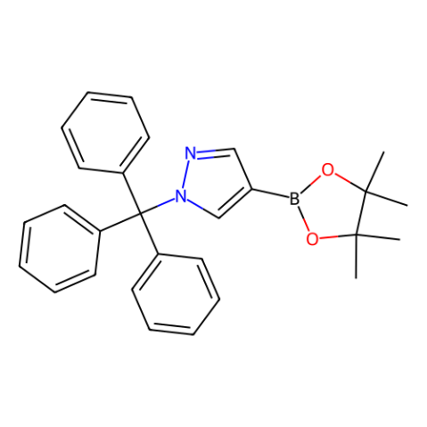 aladdin 阿拉丁 T195391 4-(4,4,5,5-四甲基-1,3,2-二氧杂硼烷-2-基)-1-三苯甲基-1H-吡唑 863238-73-7 97%