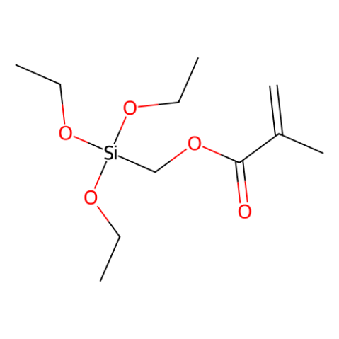 aladdin 阿拉丁 M303982 甲基丙烯酸(三乙氧基硅基)甲酯 5577-72-0 97%，含稳定剂MEHQ