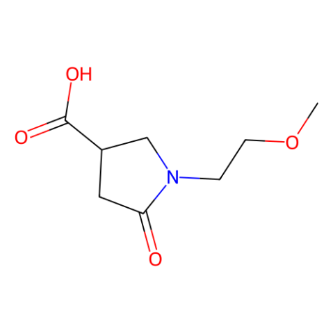 aladdin 阿拉丁 M170204 1-(2-甲氧乙基)-5-氧吡咯烷-3-羧酸 407634-05-3 98%