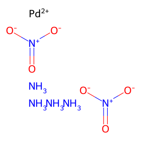 aladdin 阿拉丁 T299382 四氨基硝酸钯 13601-08-6 98%