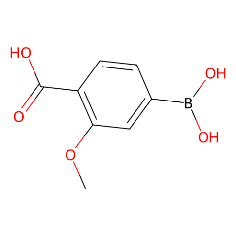 aladdin 阿拉丁 M187102 3-甲氧基-4-羧苯基硼酸 851335-12-1 97%