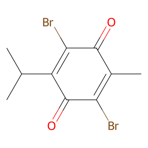 aladdin 阿拉丁 D335784 2,5-二溴-6-异丙基-3-甲基-1,4-苯醌 29096-93-3 95%