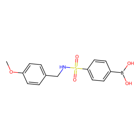 aladdin 阿拉丁 N188735 4-(N-(4-甲氧基苄基)氨磺酰基)苯基硼酸(含有数量不等的酸酐) 957060-91-2 98%