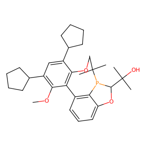 aladdin 阿拉丁 S282202 2-((2S,3S)-3-(叔丁基)-4-(3,5-双环戊基-2,6-二甲氧基苯基)-2,3-二氢苯并[d][1,3]氧膦杂环-2-基)丙烷-2-醇 2416226-68-9 97%,99% ee
