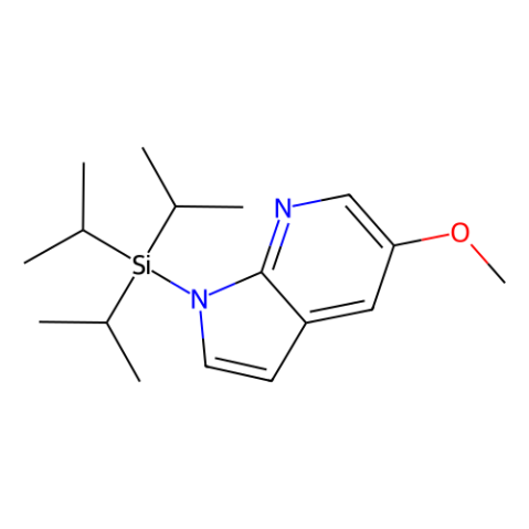 aladdin 阿拉丁 M166370 5-甲氧基-1-(三异丙基甲硅烷基)-1H-吡咯并[2,3-b]吡啶 1198097-37-8 95%