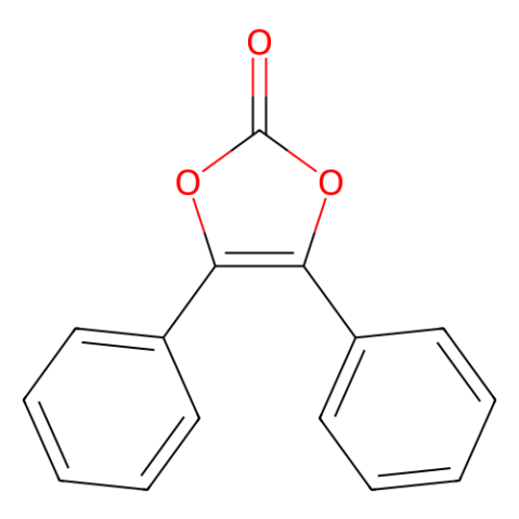 aladdin 阿拉丁 D168559 4,5-二苯基-1,3-二氧戊环烯-2-酮 21240-34-6 98%