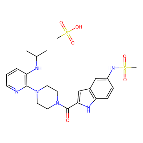 aladdin 阿拉丁 D134807 地拉韦啶甲磺酸盐 147221-93-0 ≥98%(HPLC)