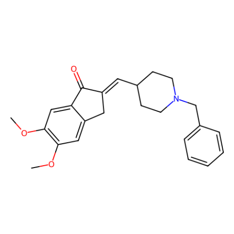 aladdin 阿拉丁 E587288 (E)-2-((1-苄基哌啶-4-基)亚甲基)-5,6-二甲氧基-2,3-二氢-1H-茚-1-酮 145546-80-1 97%