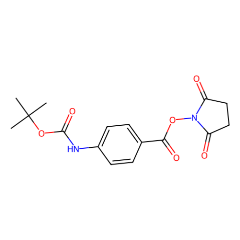 aladdin 阿拉丁 B356483 Boc-4-氨基苯甲酸-N-羟基琥珀酰亚胺酯 120465-50-1 97%