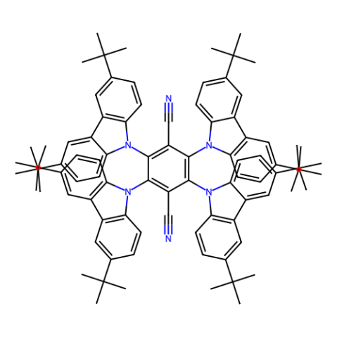 aladdin 阿拉丁 T493740 2,3,5,6-四(3,6-二叔丁基-9-咔唑基)-对苯二腈 2153433-46-4 96%