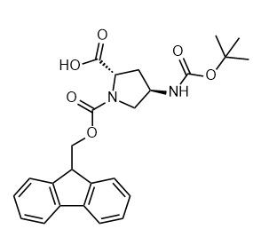 aladdin 阿拉丁 S588515 (2S,4R)-Fmoc-4-叔丁氧羰基氨基吡咯烷-2-甲酸 273222-06-3 97%