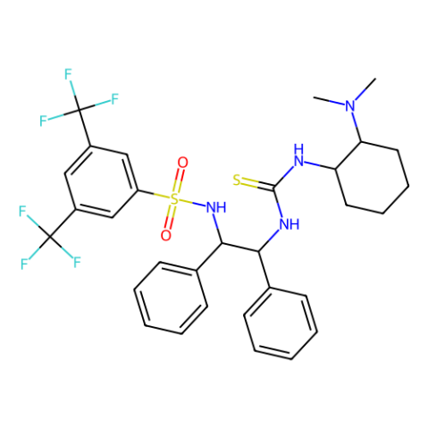 aladdin 阿拉丁 N281677 N-[（1S，2S）-2-[[[[[（（1R，2R）-2-（二甲基氨基）环己基]氨基]硫代甲基]氨基]-1,2-二苯乙基]-3,5-双（三氟甲基）苯磺酰胺 1448608-06-7 95%