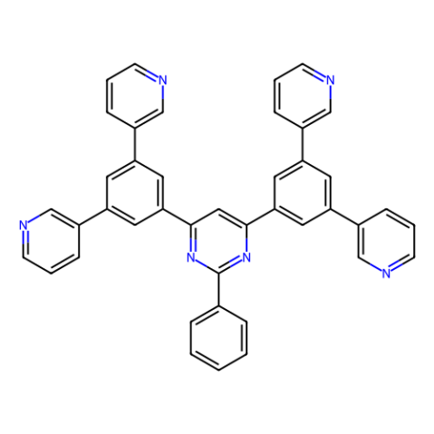 aladdin 阿拉丁 B293001 4,6-双(3,5-二(3-吡啶)基苯基)-2-苯基嘧啶 1097652-82-8 99%，Sublimed