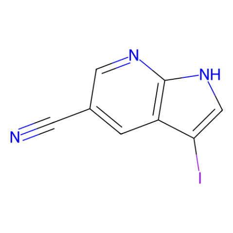 aladdin 阿拉丁 I186444 3-碘-1H-吡咯[2,3-b]吡啶-5-甲腈 757978-11-3 96%