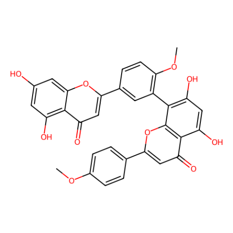 aladdin 阿拉丁 I288348 异银杏素 548-19-6 ≥98%(HPLC)