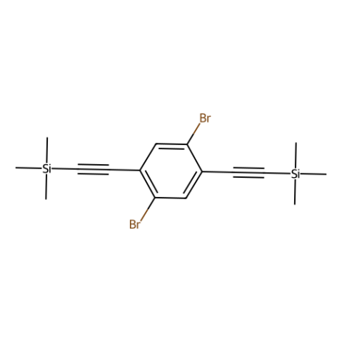 aladdin 阿拉丁 D405727 1,4-二溴-2,5-双[2-(三甲基硅基)乙炔基]苯 478190-79-3 97%