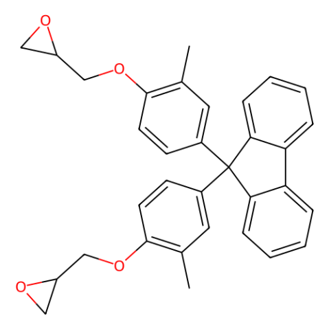 aladdin 阿拉丁 B405187 9,9-双(4-环氧丙基氧-3-甲苯基)芴 114205-89-9 97%
