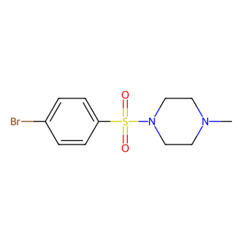 aladdin 阿拉丁 B186833 1-(4-溴苯基磺酰基)-4-甲基哌嗪 837-12-7 98%