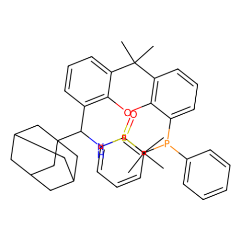 aladdin 阿拉丁 S282283 [S（R）]-N-（（1S）-（金刚烷-1-基）（5-（二苯基膦基）-9,9-二甲基-9H-
黄嘌呤-4-基）甲基）-2-甲基-2-丙烷亚磺酰胺 2183514-08-9 95%