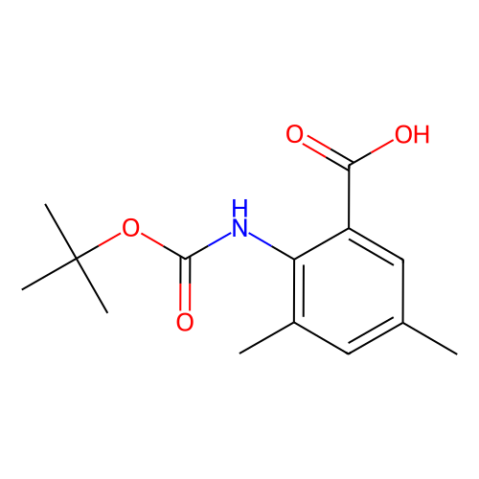 aladdin 阿拉丁 B355839 Boc-2-氨基-3,5-二甲基苯甲酸 669713-57-9 97%