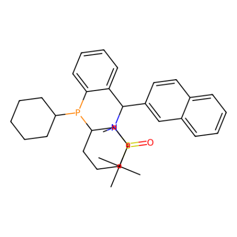 aladdin 阿拉丁 S398718 [S(R)]-N-[(R)-[2-(二环己基膦)苯基]-2-萘基甲基]-N-甲基-2-叔丁基亚磺酰胺 2565792-68-7 ≥95%