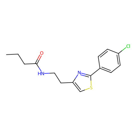 aladdin 阿拉丁 A195910 N-(2-(2-(4-氯苯基)噻唑-4-基)乙基)丁酰胺 932986-18-0 98%