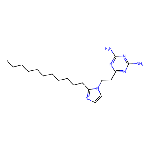 aladdin 阿拉丁 D155488 2,4-二氨基-6-[2-(2-十一烷基-1-咪唑基)乙基]-1,3,5-三嗪 50729-75-4 >99.0%(T)