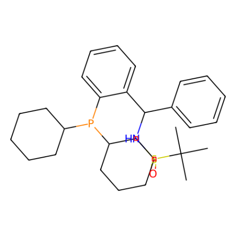 aladdin 阿拉丁 S398697 [S(R)]-N-[(R)-[2-(二环己基膦)苯基]苯甲基]-2-叔丁基亚磺酰胺 2565792-22-3 ≥95%