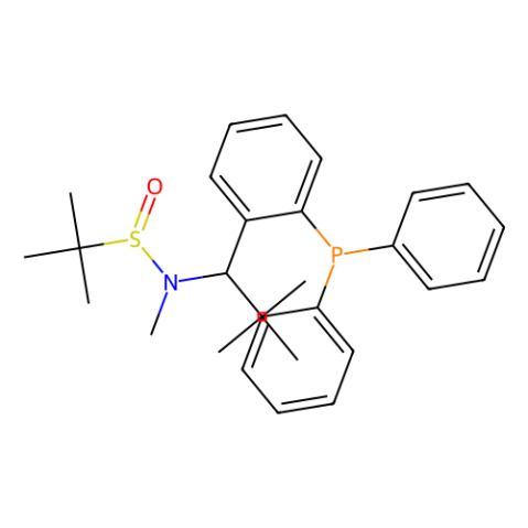 aladdin 阿拉丁 S399080 [S(R)]-N-[(1S)-1-[2-(二苯基膦)苯基]-叔丁基]-N-甲基-2-叔丁基亚磺酰胺 2454167-14-5 ≥95%