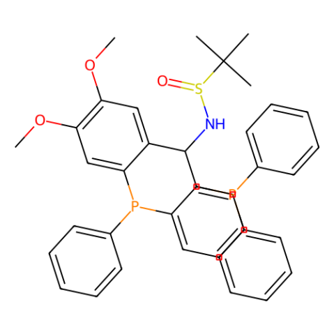 aladdin 阿拉丁 S398685 [S(R)]-N-[(1S)-2-(二苯基膦)-1-(2-二苯基膦-4,5-二甲氧基苯基)乙基]-2-叔丁基亚磺酰胺 2565792-27-8 ≥95%
