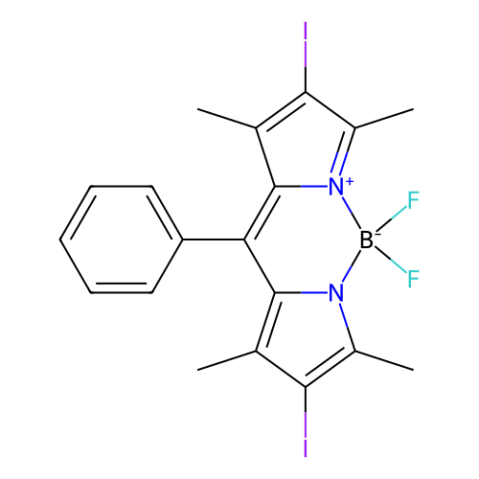 aladdin 阿拉丁 H302174 5,5-二氟-2,8-二碘-1,3,7,9-四甲基-10-苯基-5H-二吡咯并[1,2-c:2',1'-f][1,3,2]二氮杂硼烷-4-鎓-5-硼 1083009-44-2 97%