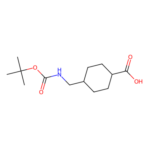 aladdin 阿拉丁 T161901 4-(叔丁氧羰氨甲基)环己甲酸 (顺反混合物) 162046-58-4 98%(HPLC)