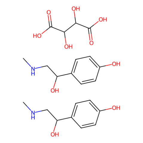 aladdin 阿拉丁 S161302 脱氧肾上腺素酒石酸盐 16589-24-5 ≥98.0%